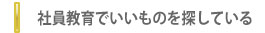 社員教育でいいものを探していいる